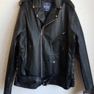 Old-school leather jacket