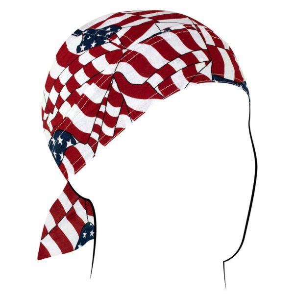 Z265 Flydanna®, Cotton, Wavy American Flag