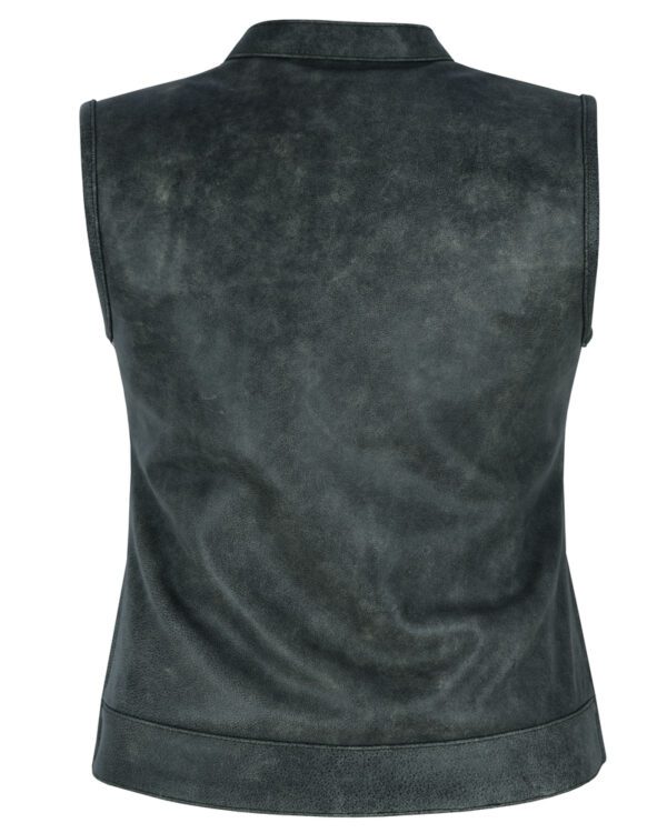 DS229  Women's Premium Single Back Panel Concealment Vest - GRAY - Image 11